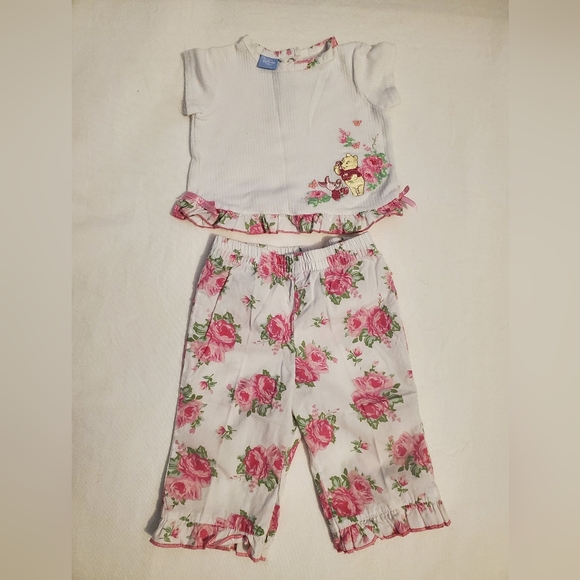 Disney Other - BABY Girl Outfit Winiee The Pooh Size 3-6 Months.